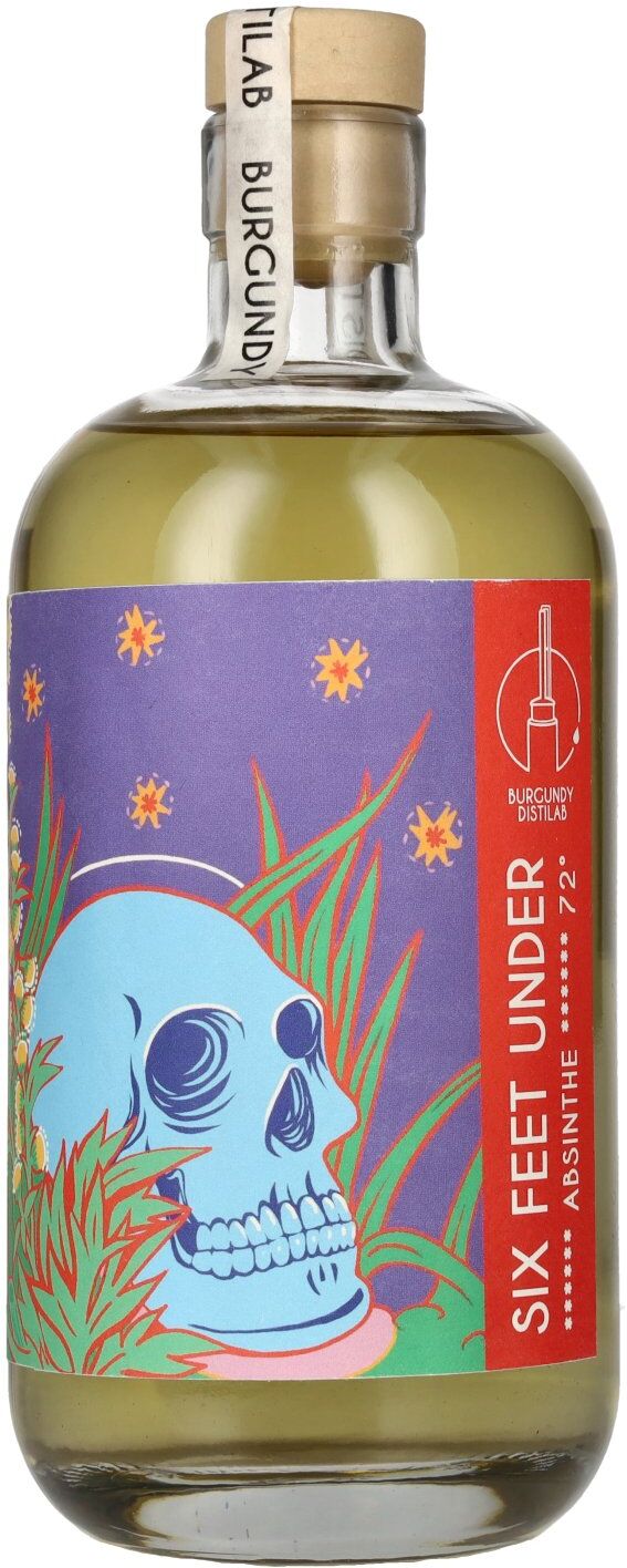 Burgundy Distilab Absinth Six Feet Under 72% Vol. 0,5l