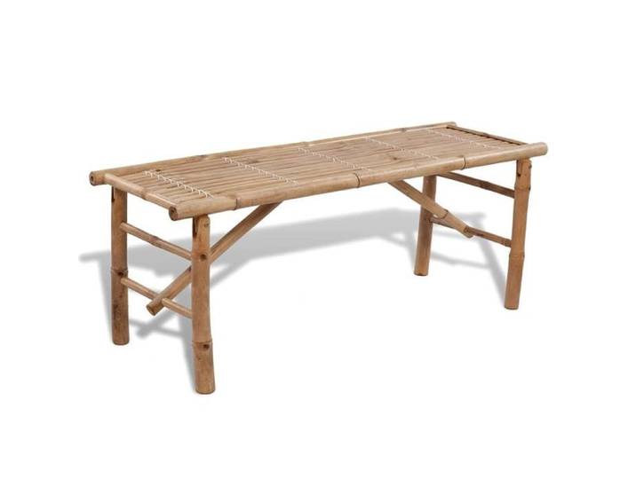 SWEETY Table de brasserie avec 2 bancs 100cm Bambou 100x50x70cm CL40201588830