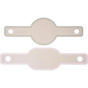 Backefix Backmatte Brotschlinge oval&rund, Silikon-Glas-Gewebe, mit cm-Maßskala, backofenfest, antihaftend, 2 Größen, 2-teilig