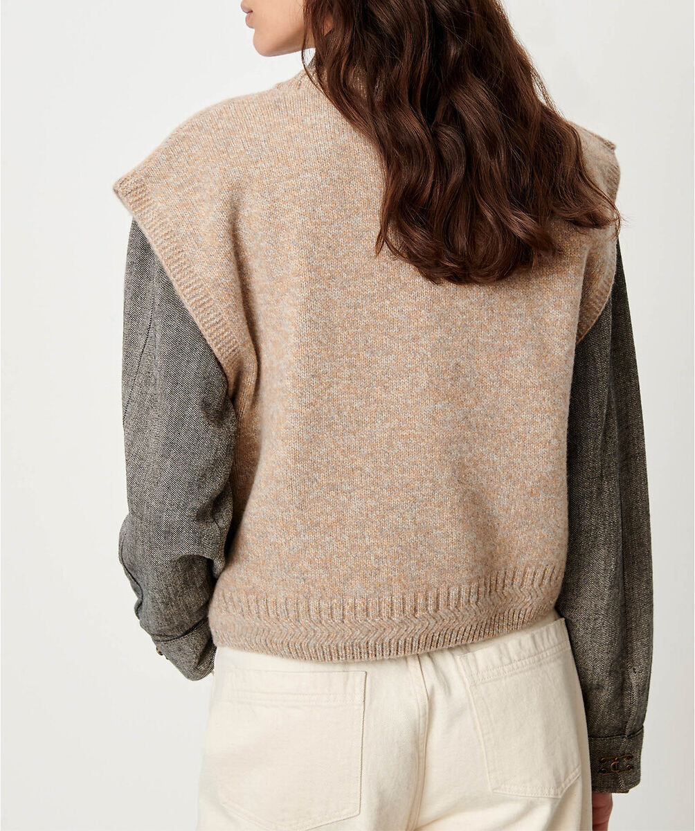 SESSUN Pull en laine sans manches, FABINNO