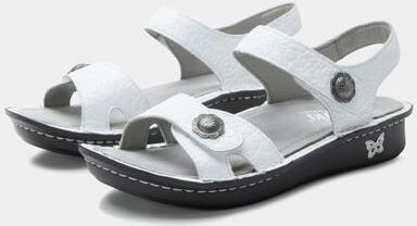 Women's Vienna Sandal by Alegria in White (Size 38 M)