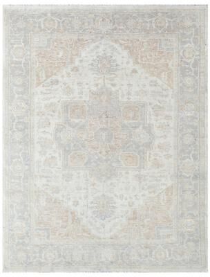 "Kalaty One-of-a-Kind Hand-Knotted Heirloom Horizon Wool Rug - 7'8"" x 10'"