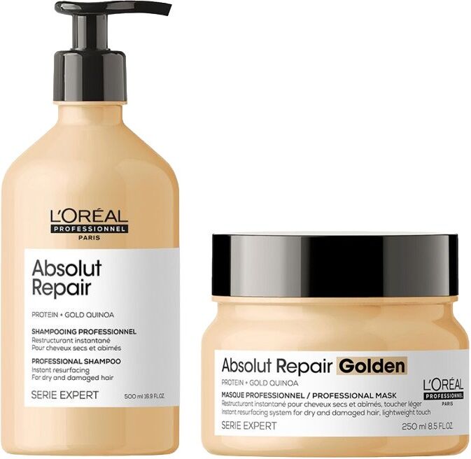 L'Oreal Professionnel Absolut Repair Shampoo 500ml & Hair Mask 250ml