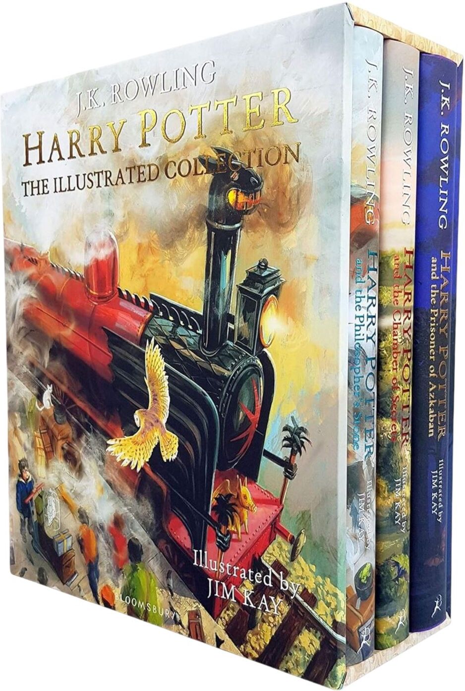 Harry Potter: The Illustrated Magical Classics By J.K. Rowling 3 Books Collection Box Set - Ages 7+ - Hardcover Bloomsbury Publishing PLC