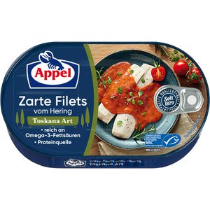 Appel Fischkonserve Zarte Filets vom Hering, Toskana Art, MSC zertifiziert, 200 g