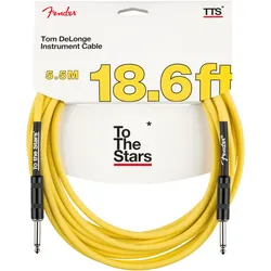 Fender Tom Delonge To the Stars Cable, 5,6 m GYLW - Instrumentenkabel