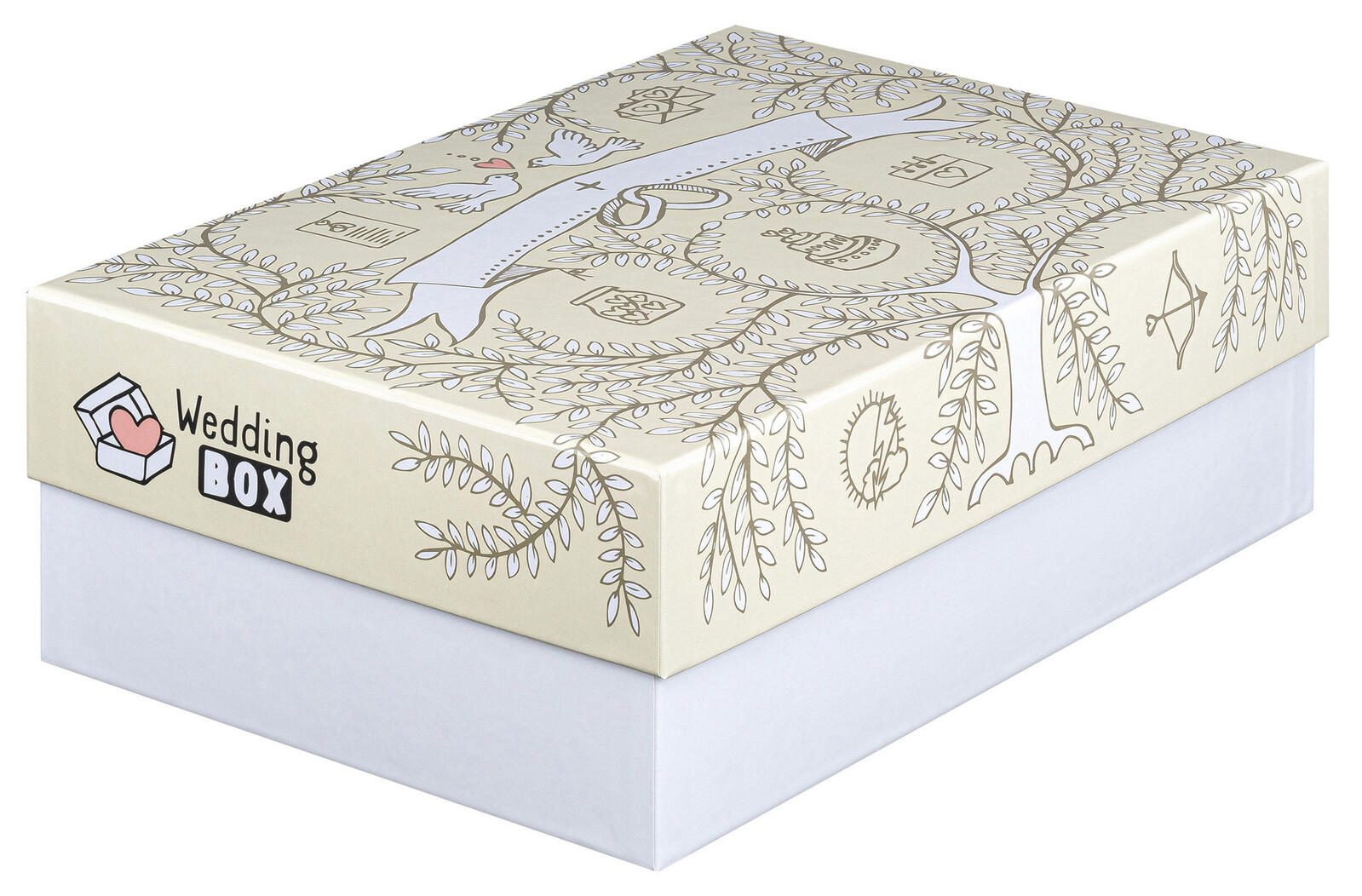 FALKEN Story Geschenkbox Wedding 24,0 x 36,0 x 12,0 cm 22002304000F