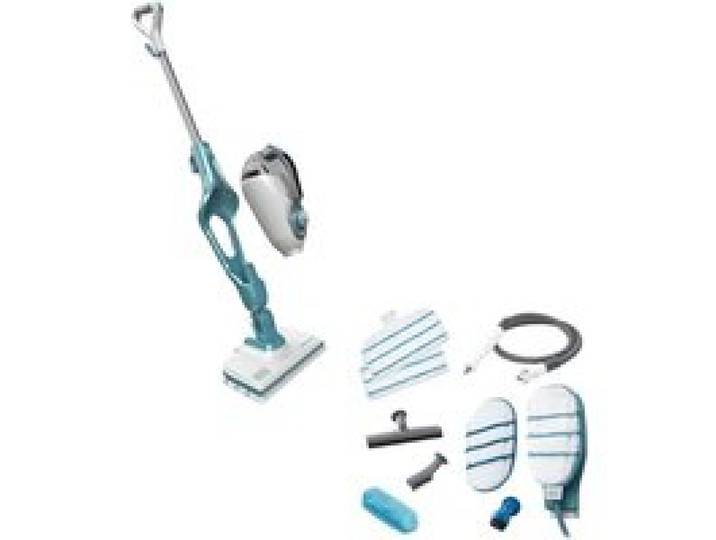 BLACK+DECKER Balai Vapeur 9 en 1 avec Nettoyeur à Main et Gant SteaMitt 1 3 kW FSMH1351SM-QS