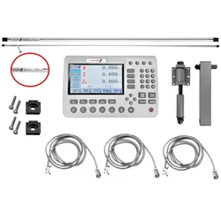 4-Achsen Magnetband-Messsystem-Set mit LCD-Bildschirm für SIEG SC12