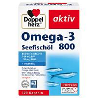 DOPPELHERZ Omega-3 Seefischöl 800 aktiv Kapseln 120 St