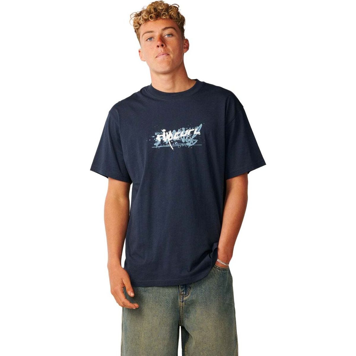 RipCurl Archive Mashup Tee dark navy (0291) S 130MTE-0291-S