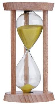 Uplift Picks 3 Minute Hourglass Toothbrush Timer For Kids yellow