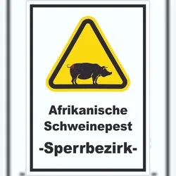 HB-Druck Afrikanische Schweinpest Aufkleber A1 (594x841mm)