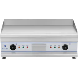 Royal Catering, Elektrogrill, Elektro Grillplatte Griddleplatte Griddle Bräter Grill 75 cm Glatt 2 x 3200 W