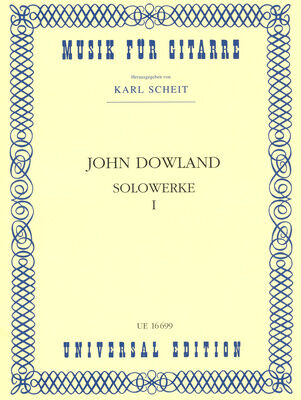 Universal Edition Dowland Solowerke 1