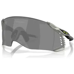 Oakley, Herren, Sportbrille, Velo Kato (Matte grey ink, Prizm Black), Grau