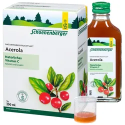 Acerola SAFT Schoenenberger Heilpflanzen 3X200 ml