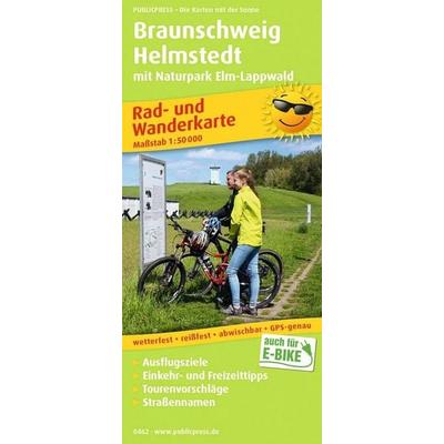 Publicpress Rad- und Wanderkarte Braunschweig, Helmstedt mit Naturpark Elm-Lappwald 1:50.000, Sonstige von , KOMPASS Freytag & Berndt,