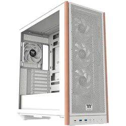 Thermaltake Geh S370 WS Midi Tower "Snow" White (ATX, mATX, Mini-ITX), PC Gehäuse, Weiss