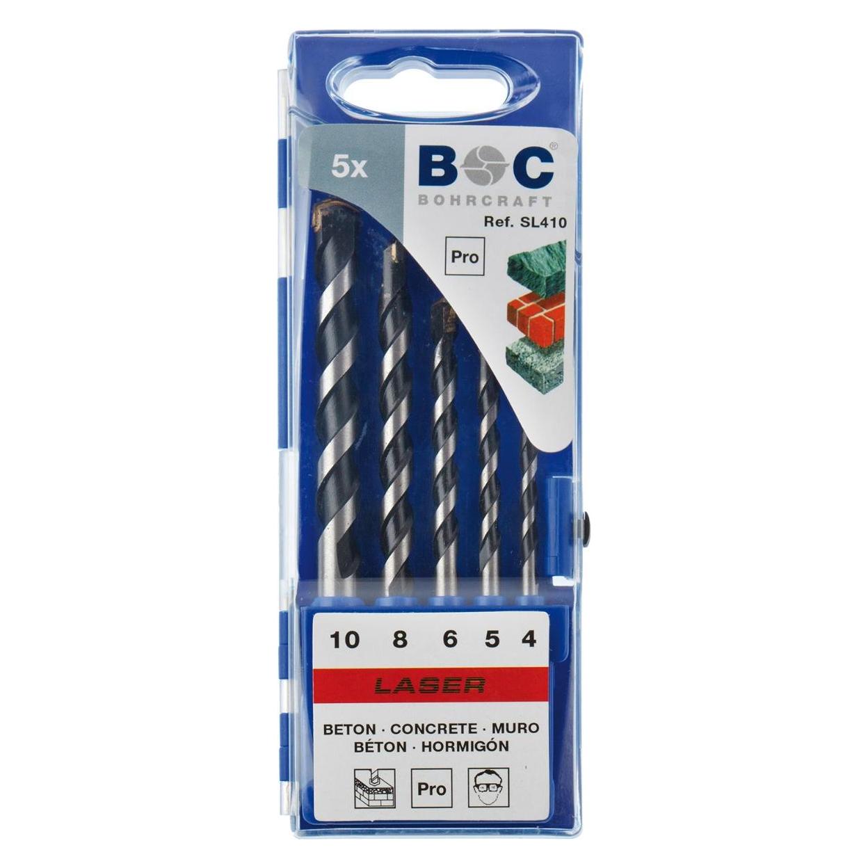Bohrcraft Murborsaet 4-10mm 5 dele (22501430005)