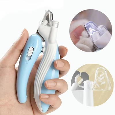 Inspired Finds PawRadiant LED Pet Nail Clippers Safe Grooming For Dogs, Cats & Small Animals blue Led