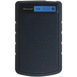 Transcend StoreJet 25H3 (2 TB), Externe Festplatte, Blau