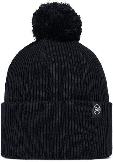 Buff Renvi Black Knitted Beanie Hat