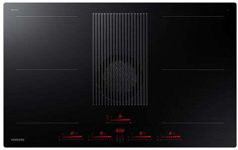 Samsung Piano a induzione con cappa integrata filtrante Infinite Line™ 80cm NZ84T9747VK