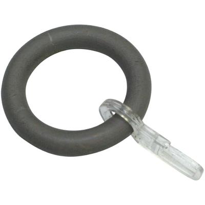 Gardinenring "für Ø 25 mm", grau, 10 Stk., Holzwerkstoff, SCHÖNER WOHNEN-KOLLEKTION, Gardinenbefestigungen, Serie Gardinenstangen Set Mira Ø 25 mm