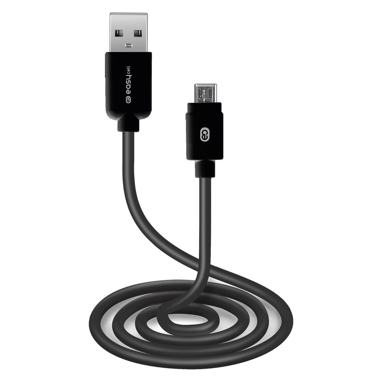 Easycell Data cable USB 2.0 - Micro USB (1 m, USB 2.0) (TEECCABLEMIC10POK)