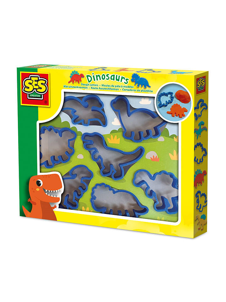 SES Knete Ausstechformen "Dinos" - ab 2 Jahren - onesize