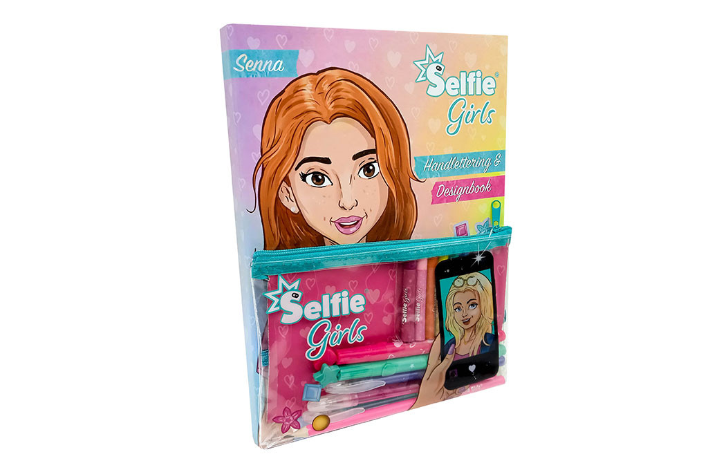 Creatieve set Selfie girl Senna met accessoires