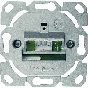 Telegärtner Netzwerkdose AMJ45 8 UP/0 Unterputz, 1x RJ45 / Keystone, Cat.6A
