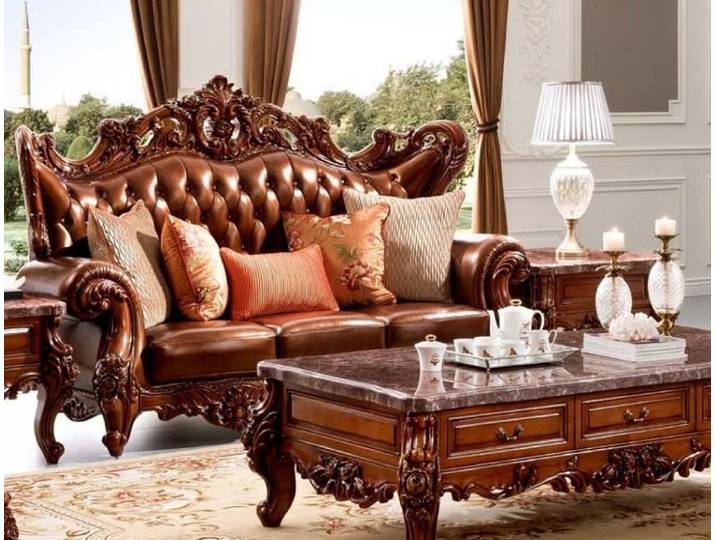 JVmoebel 3-Sitzer JVMoebel Chesterfield Ledersofa in Braun mit Relaxfunktion
