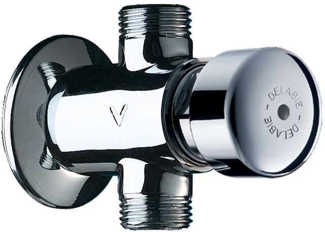 Robinet d'urinoir temporisé droit TEMPOSTOP MM 1/2'' DELABIE 777000