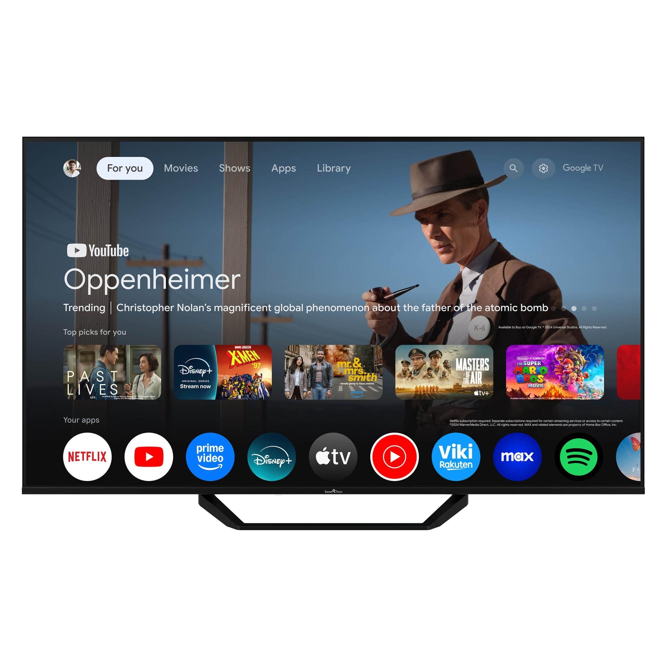 Smart Tech 50" Qled Google TV (50QG06K) (50", QLED, 4K) (50QG06K)