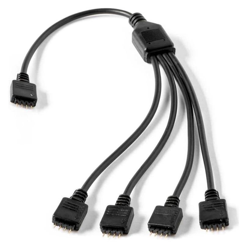 Gelid 1-zu-4 Splitterkabel für RGB / ARGB Header (CA-RGB-01)