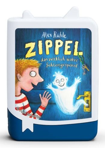 tonies 143 min 11002704 Book Tonie Zippel, das wirklich wahre Schlossgespenst (Blau, Weiß)