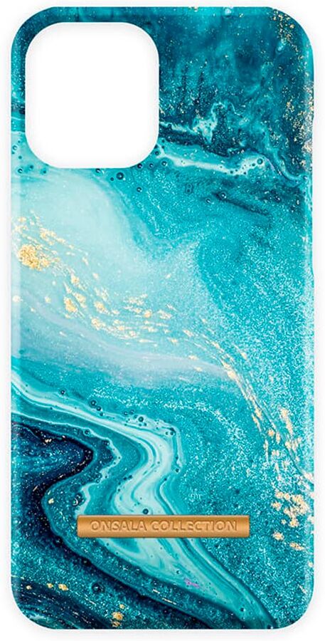 iPhone 13 Mini Onsala Fashion Collection Cover - Magnetisk - Blue Sea Marble