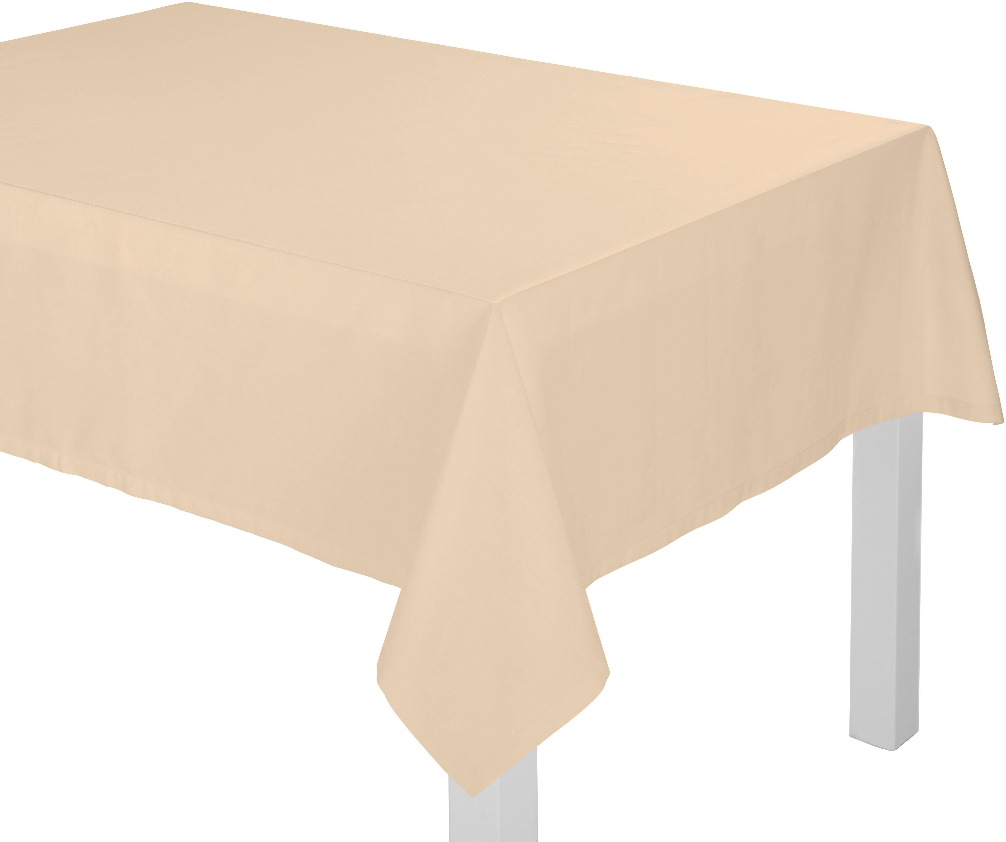Tischdecke WIRTH "NEWBURY" Gr. 7, beige, B:150cm L:300cm, Baumwolle, Polyester, Tischdecken, Tischdecke