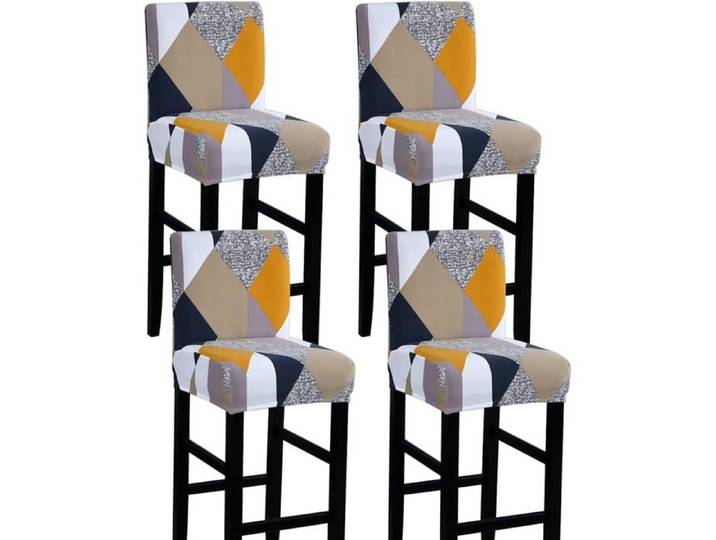 Housse de Chaise Haut Housses de Tabouret de Bar Housses de Chaise de Bar Haut Housses de chaises de Salle à Manger