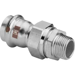 Viega Temponox Verschraubung 812102 28 mm x R 1, Stahl, nicht rostend, R-Gewinde, SC-Contur
