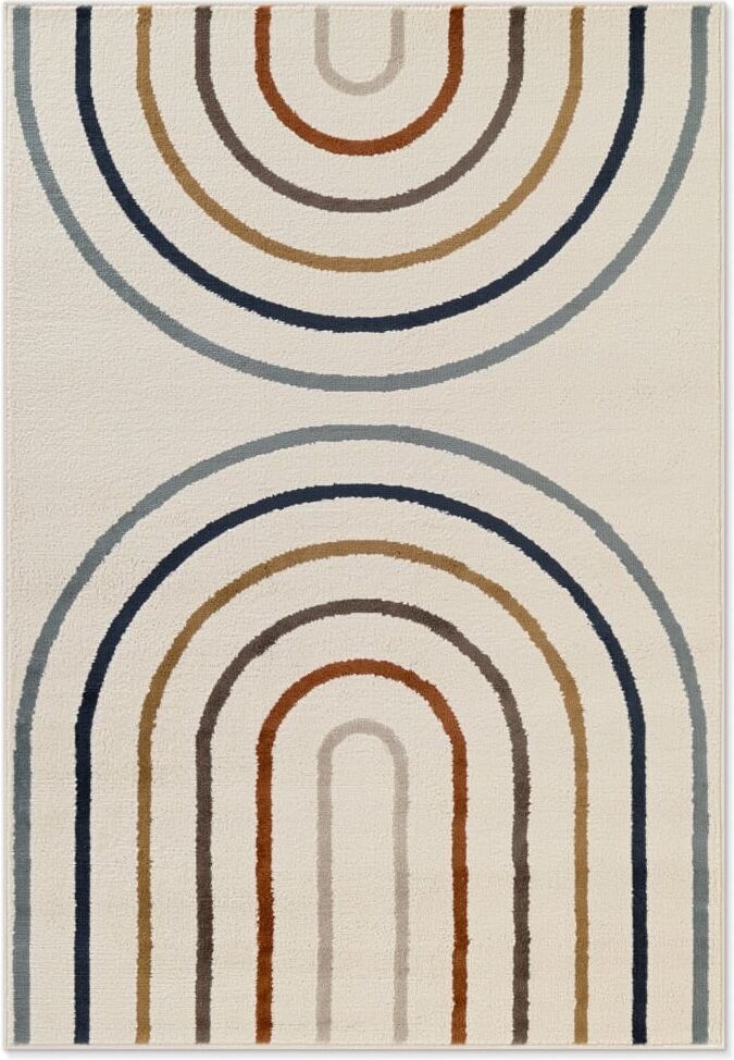 STUDIO DECO Tapis enfant rainbow 120x170cm Multicolore 170x1x120cm