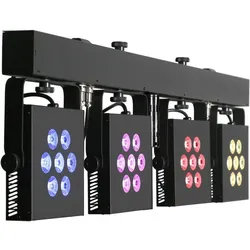 Eurolite LED KLS-3002 MK2 Kompakt-Lichtset AIR (12 W, LED), Scheinwerfer, Schwarz