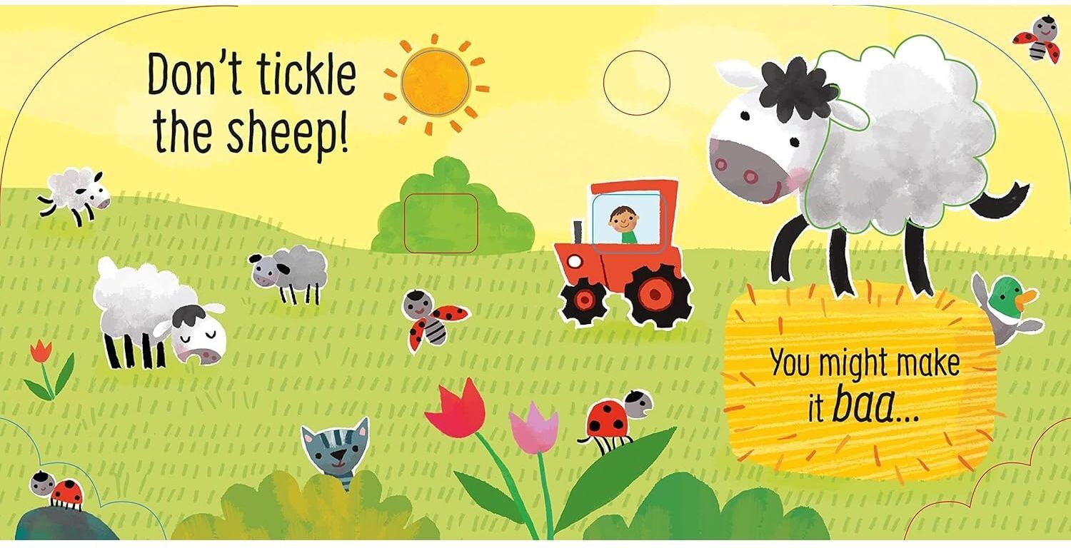 Usborne Don't Tickle The Pig! (Touchy-Feely Sound Books) by Sam Taplin