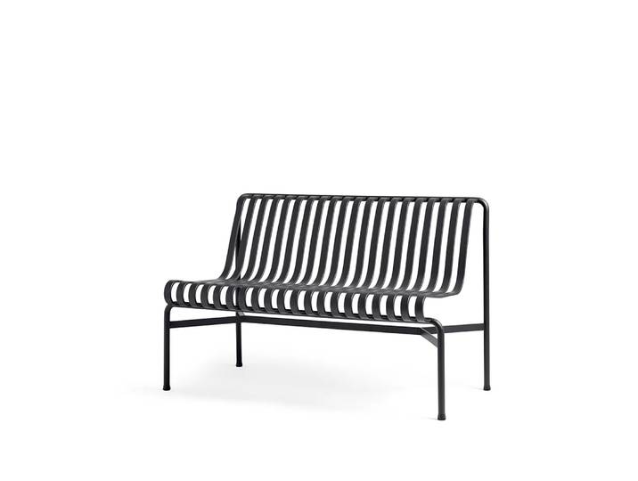 HAY Banc Palissade Dining sans accoudoir Anthracite