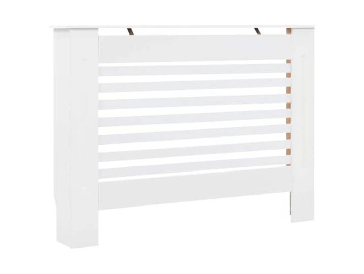 vidaXL Cache-radiateur Blanc 112x19x81\,5 cm MDF