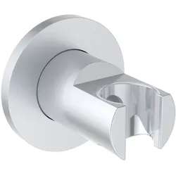 Ideal Standard Wandhalter Idealrain Atelier runde Rosette f.Handbrause Silver, BC806SI BC806SI