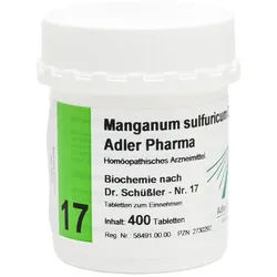 Biochemie Adler 17 Manganum sulfuricum D 400 St
