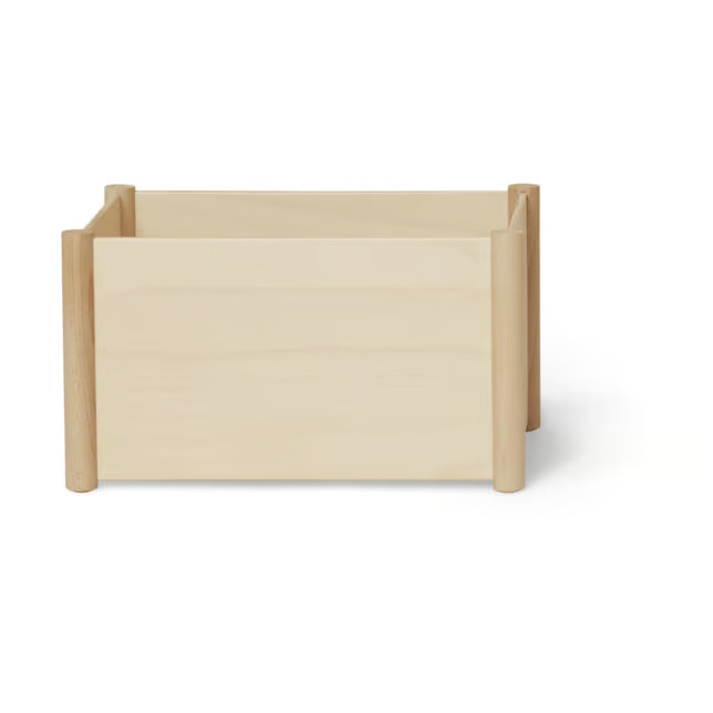Form & Refine Pillar opbergbox M Beukenhout Bruin Beige